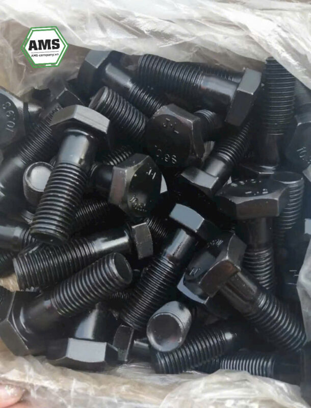 Bulong 8.8 đen M22x120 ren lửng
