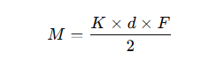 Công thức tính mô men siết cho bu lông liên kết M12–M24