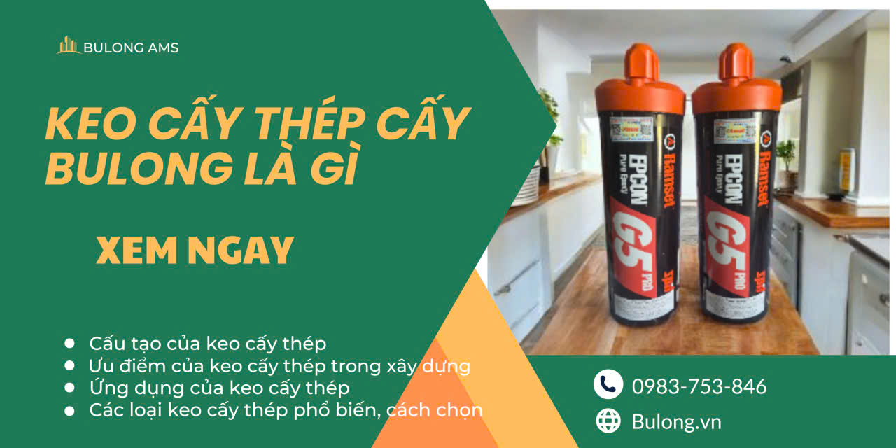 Keo cấy thép - Hoá chất cấy thép
