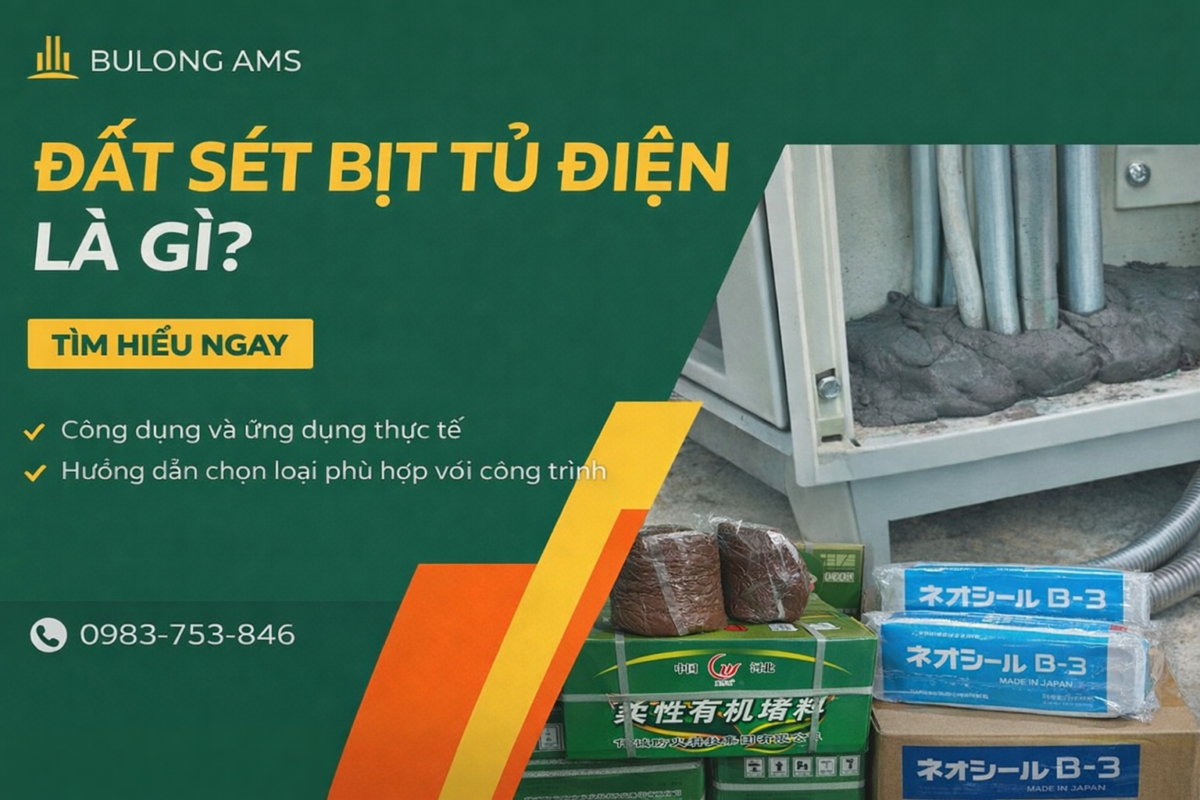 Đất sét bịt tủ điện