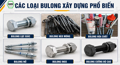 Các loại bu lông xây dựng