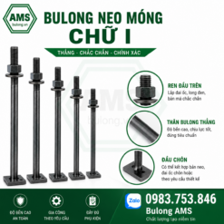 Bu lông neo móng chữ i