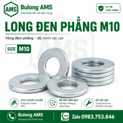 Long đen phẳng M10