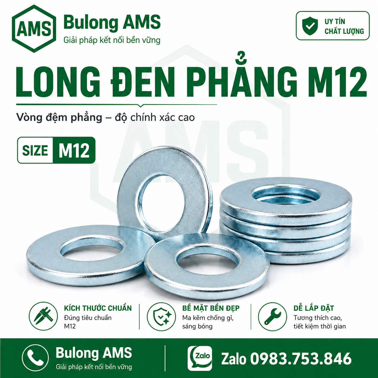 long-den-phang-m12 Long đen phẳng M12